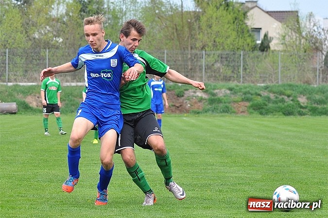 Zdjęcie w galerii na portalu naszraciborz.pl: Dwa gole Chroboczka dały trzy punkty Nędzy wiadomości z regionu