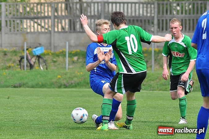 Zdjęcie w galerii na portalu naszraciborz.pl: Dwa gole Chroboczka dały trzy punkty Nędzy wiadomości z regionu