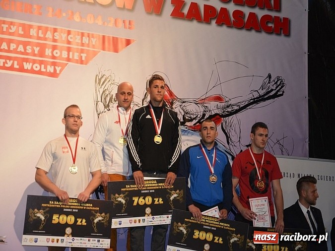 Zdjęcie w galerii na portalu naszraciborz.pl: Mistrzostwa Polski w Zapasach. Złota Arkadiusza Gucika, Agnieszki Kr&oacute;l i Sebastiana Jezierzańskiego wiadomości z regionu