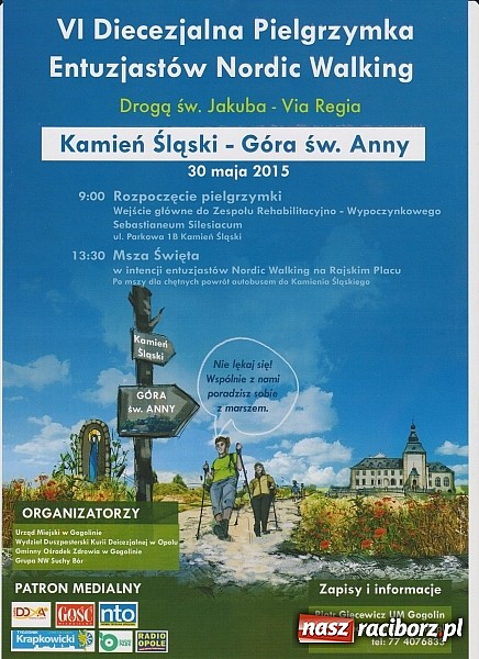Zdjęcie w galerii na portalu naszraciborz.pl: Nordic Walking od Kamienia Śląskiego na Górę św. Anny  wiadomości z regionu