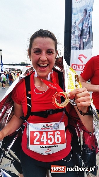 Zdjęcie w galerii na portalu naszraciborz.pl: Mieszkanka Roszkowa wzięła udział w warszawskim maratonie!  wiadomości z regionu