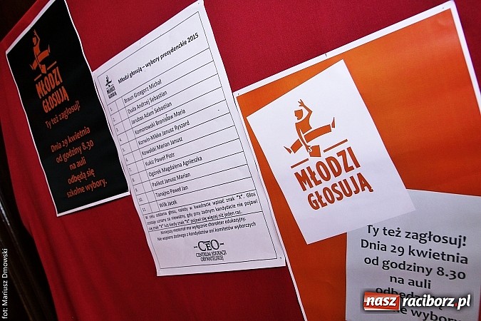 Zdjęcie w galerii na portalu naszraciborz.pl: Młodzież Liceum nr 1 wybiera prezydenta! wiadomości z regionu
