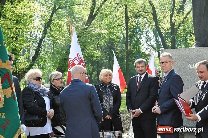 Zdjęcie w galerii na portalu naszraciborz.pl: Wspomnieli walkę Arki Bożka o polski Racibórz wiadomości z regionu