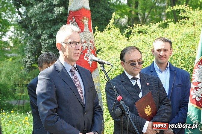 Zdjęcie w galerii na portalu naszraciborz.pl: Wspomnieli walkę Arki Bożka o polski Racibórz wiadomości z regionu