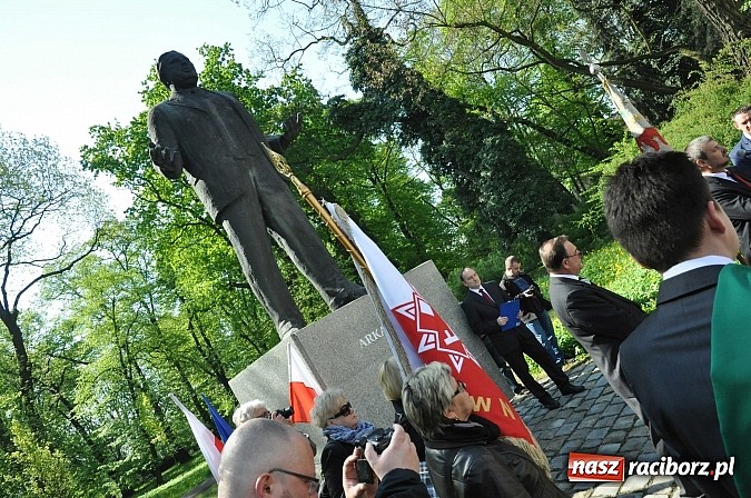 Zdjęcie w galerii na portalu naszraciborz.pl: Wspomnieli walkę Arki Bożka o polski Racibórz wiadomości z regionu