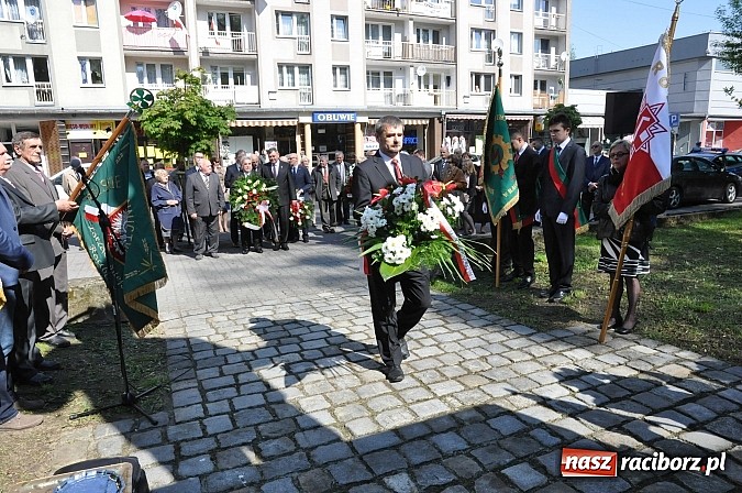 Zdjęcie w galerii na portalu naszraciborz.pl: Wspomnieli walkę Arki Bożka o polski Racibórz wiadomości z regionu