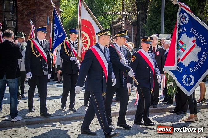 Zdjęcie w galerii na portalu naszraciborz.pl: Obchody Narodowego Święta Konstytucji 3 Maja wiadomości z regionu