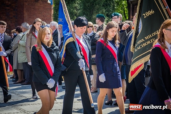 Zdjęcie w galerii na portalu naszraciborz.pl: Obchody Narodowego Święta Konstytucji 3 Maja wiadomości z regionu