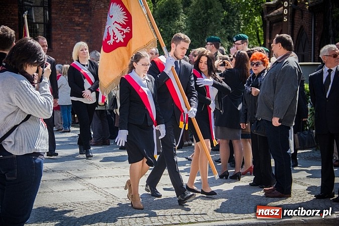 Zdjęcie w galerii na portalu naszraciborz.pl: Obchody Narodowego Święta Konstytucji 3 Maja wiadomości z regionu