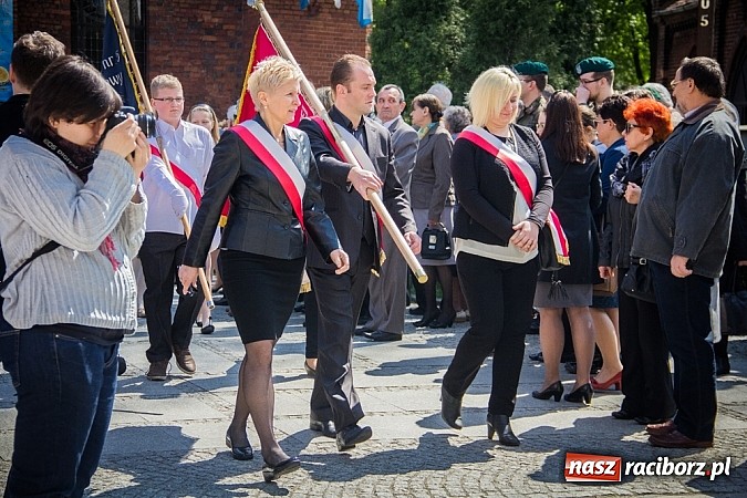 Zdjęcie w galerii na portalu naszraciborz.pl: Obchody Narodowego Święta Konstytucji 3 Maja wiadomości z regionu