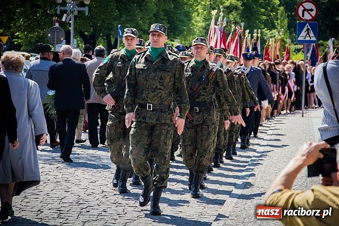 Zdjęcie w galerii na portalu naszraciborz.pl: Obchody Narodowego Święta Konstytucji 3 Maja wiadomości z regionu