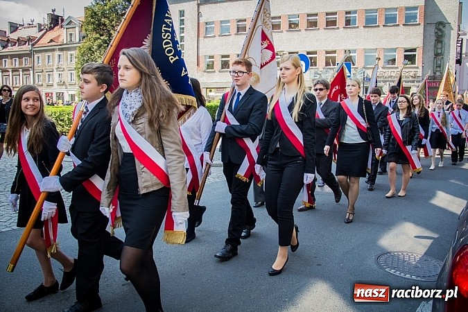 Zdjęcie w galerii na portalu naszraciborz.pl: Obchody Narodowego Święta Konstytucji 3 Maja wiadomości z regionu