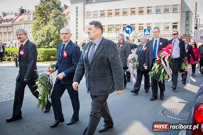 Zdjęcie w galerii na portalu naszraciborz.pl: Obchody Narodowego Święta Konstytucji 3 Maja wiadomości z regionu