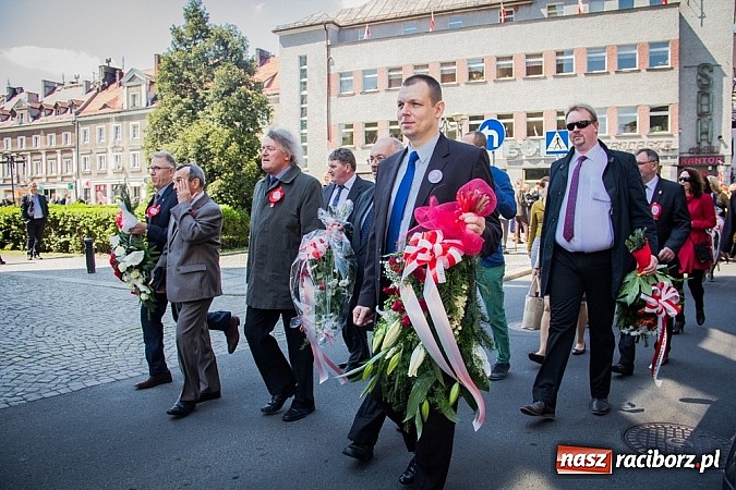 Zdjęcie w galerii na portalu naszraciborz.pl: Obchody Narodowego Święta Konstytucji 3 Maja wiadomości z regionu