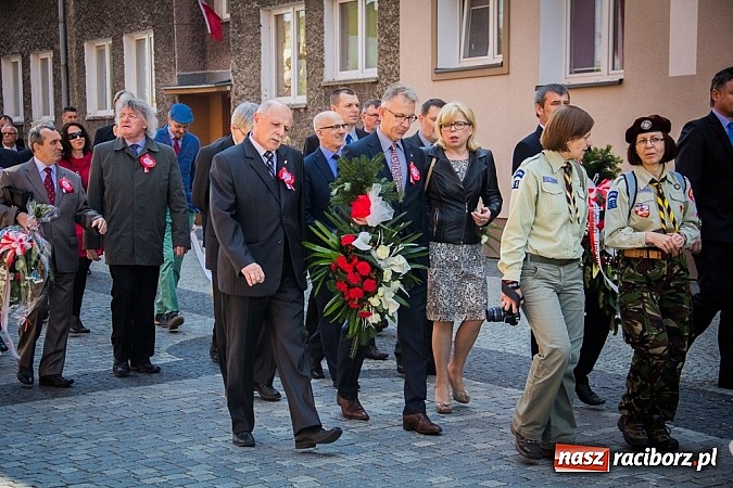 Zdjęcie w galerii na portalu naszraciborz.pl: Obchody Narodowego Święta Konstytucji 3 Maja wiadomości z regionu