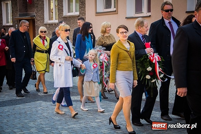 Zdjęcie w galerii na portalu naszraciborz.pl: Obchody Narodowego Święta Konstytucji 3 Maja wiadomości z regionu