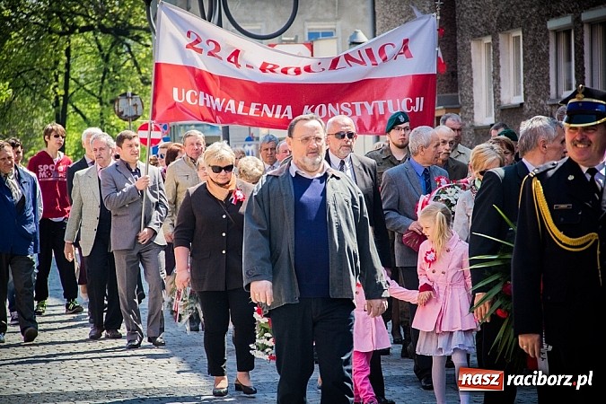 Zdjęcie w galerii na portalu naszraciborz.pl: Obchody Narodowego Święta Konstytucji 3 Maja wiadomości z regionu