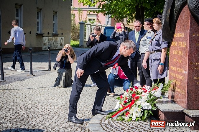 Zdjęcie w galerii na portalu naszraciborz.pl: Obchody Narodowego Święta Konstytucji 3 Maja wiadomości z regionu