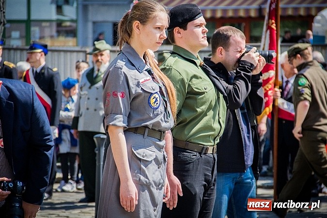 Zdjęcie w galerii na portalu naszraciborz.pl: Obchody Narodowego Święta Konstytucji 3 Maja wiadomości z regionu