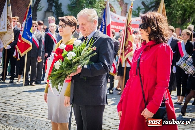 Zdjęcie w galerii na portalu naszraciborz.pl: Obchody Narodowego Święta Konstytucji 3 Maja wiadomości z regionu