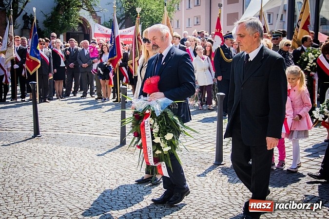 Zdjęcie w galerii na portalu naszraciborz.pl: Obchody Narodowego Święta Konstytucji 3 Maja wiadomości z regionu