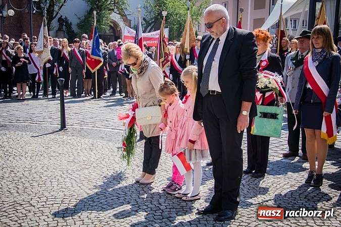 Zdjęcie w galerii na portalu naszraciborz.pl: Obchody Narodowego Święta Konstytucji 3 Maja wiadomości z regionu