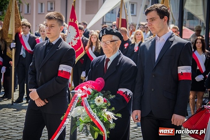 Zdjęcie w galerii na portalu naszraciborz.pl: Obchody Narodowego Święta Konstytucji 3 Maja wiadomości z regionu