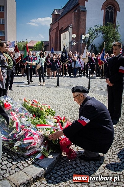 Zdjęcie w galerii na portalu naszraciborz.pl: Obchody Narodowego Święta Konstytucji 3 Maja wiadomości z regionu