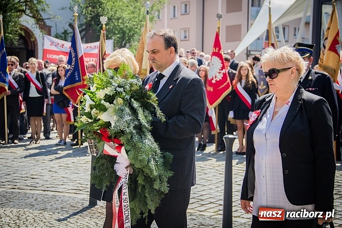 Zdjęcie w galerii na portalu naszraciborz.pl: Obchody Narodowego Święta Konstytucji 3 Maja wiadomości z regionu