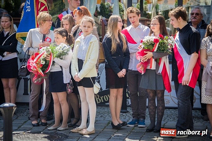 Zdjęcie w galerii na portalu naszraciborz.pl: Obchody Narodowego Święta Konstytucji 3 Maja wiadomości z regionu