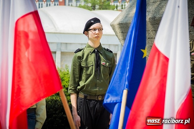 Zdjęcie w galerii na portalu naszraciborz.pl: Obchody Narodowego Święta Konstytucji 3 Maja wiadomości z regionu
