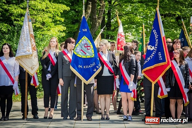 Zdjęcie w galerii na portalu naszraciborz.pl: Obchody Narodowego Święta Konstytucji 3 Maja wiadomości z regionu