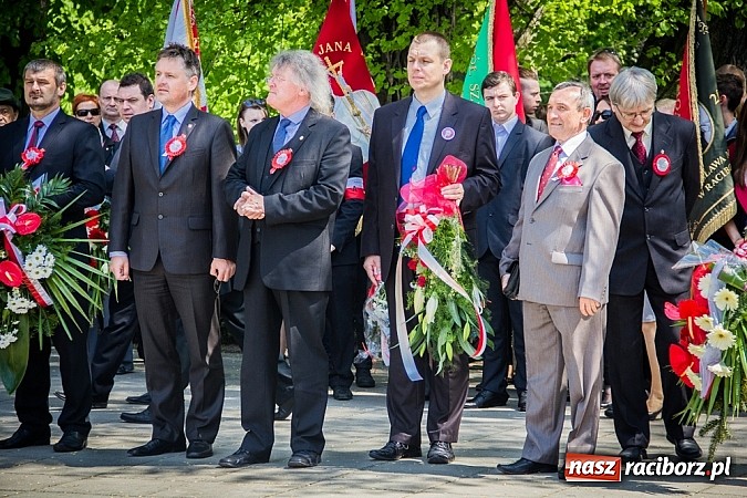 Zdjęcie w galerii na portalu naszraciborz.pl: Obchody Narodowego Święta Konstytucji 3 Maja wiadomości z regionu