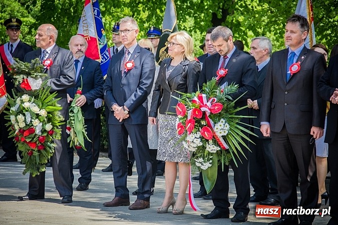 Zdjęcie w galerii na portalu naszraciborz.pl: Obchody Narodowego Święta Konstytucji 3 Maja wiadomości z regionu