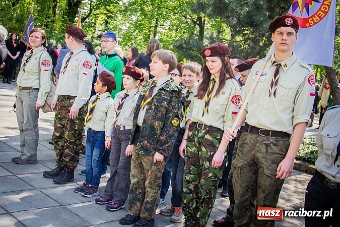 Zdjęcie w galerii na portalu naszraciborz.pl: Obchody Narodowego Święta Konstytucji 3 Maja wiadomości z regionu