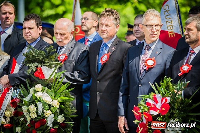 Zdjęcie w galerii na portalu naszraciborz.pl: Obchody Narodowego Święta Konstytucji 3 Maja wiadomości z regionu