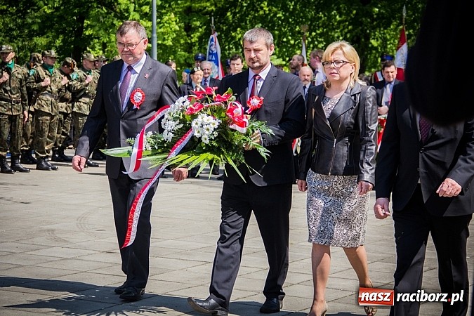 Zdjęcie w galerii na portalu naszraciborz.pl: Obchody Narodowego Święta Konstytucji 3 Maja wiadomości z regionu