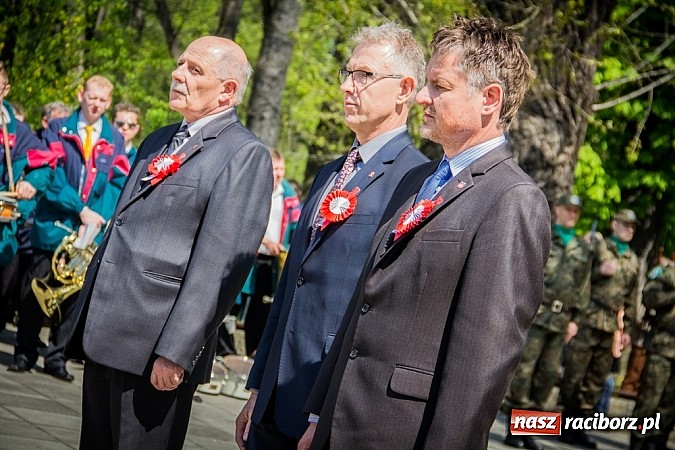 Zdjęcie w galerii na portalu naszraciborz.pl: Obchody Narodowego Święta Konstytucji 3 Maja wiadomości z regionu