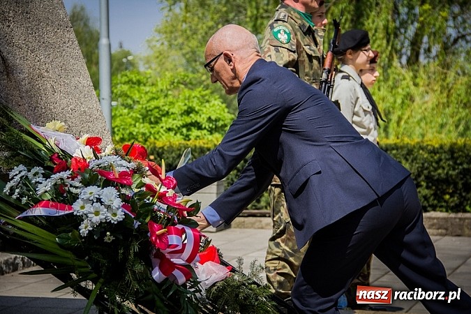 Zdjęcie w galerii na portalu naszraciborz.pl: Obchody Narodowego Święta Konstytucji 3 Maja wiadomości z regionu