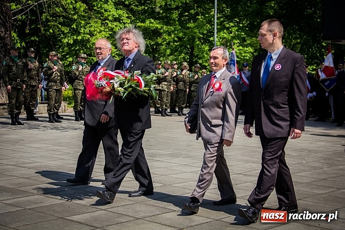 Zdjęcie w galerii na portalu naszraciborz.pl: Obchody Narodowego Święta Konstytucji 3 Maja wiadomości z regionu