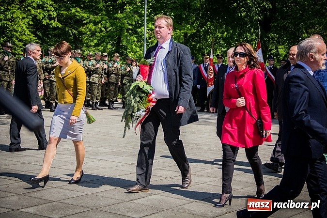 Zdjęcie w galerii na portalu naszraciborz.pl: Obchody Narodowego Święta Konstytucji 3 Maja wiadomości z regionu