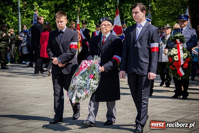 Zdjęcie w galerii na portalu naszraciborz.pl: Obchody Narodowego Święta Konstytucji 3 Maja wiadomości z regionu