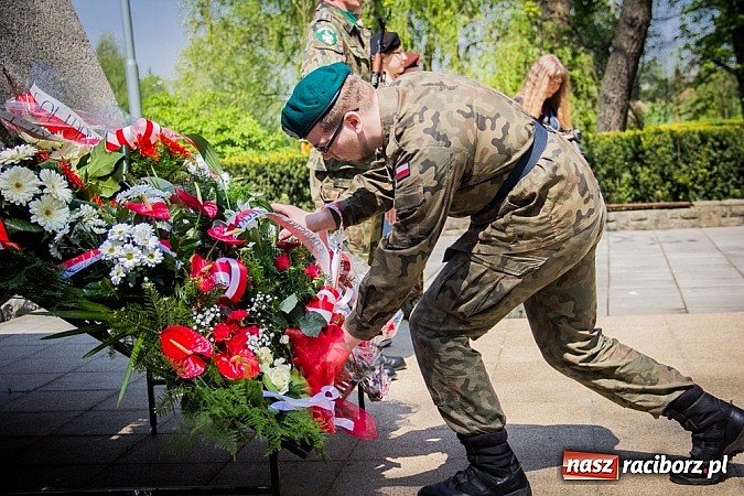 Zdjęcie w galerii na portalu naszraciborz.pl: Obchody Narodowego Święta Konstytucji 3 Maja wiadomości z regionu