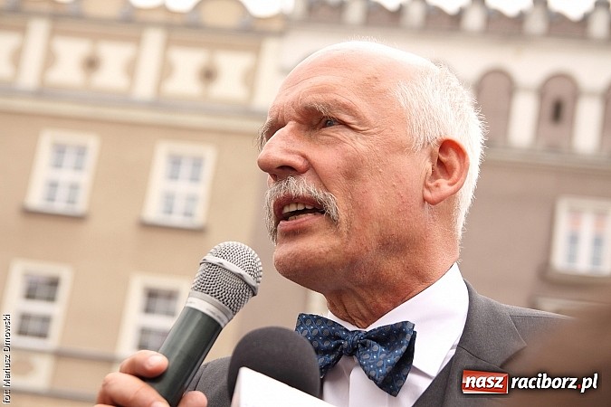Zdjęcie w galerii na portalu naszraciborz.pl: Każdy jest kowalem swojego losu, czyli Janusz Korwin-Mikke w Raciborzu wiadomości z regionu