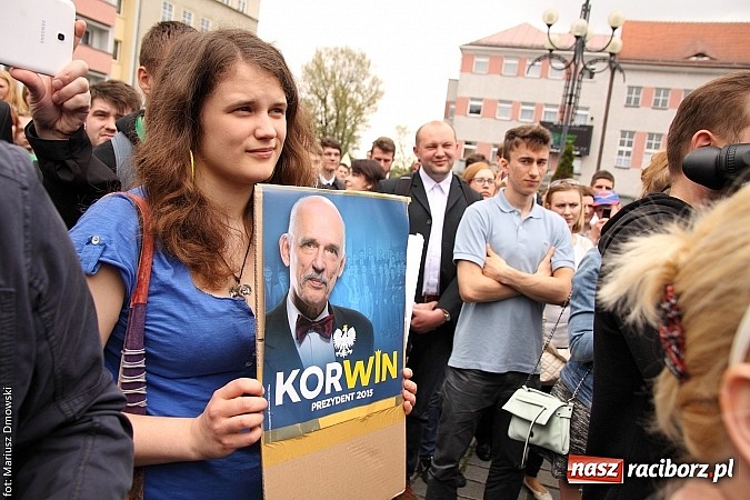 Zdjęcie w galerii na portalu naszraciborz.pl: Każdy jest kowalem swojego losu, czyli Janusz Korwin-Mikke w Raciborzu wiadomości z regionu