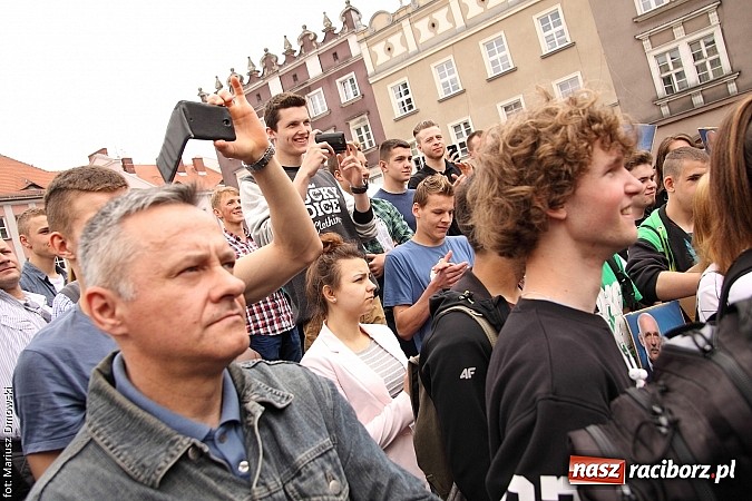 Zdjęcie w galerii na portalu naszraciborz.pl: Każdy jest kowalem swojego losu, czyli Janusz Korwin-Mikke w Raciborzu wiadomości z regionu