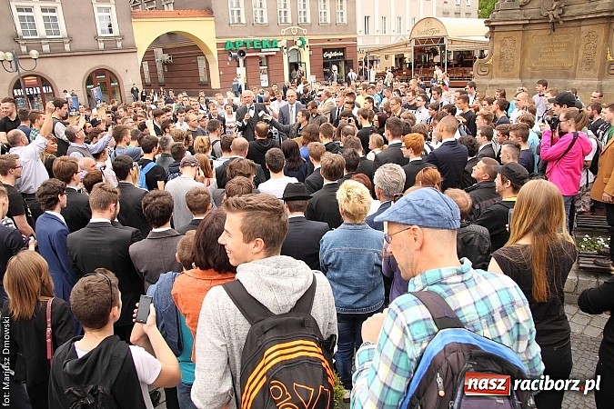 Zdjęcie w galerii na portalu naszraciborz.pl: Każdy jest kowalem swojego losu, czyli Janusz Korwin-Mikke w Raciborzu wiadomości z regionu