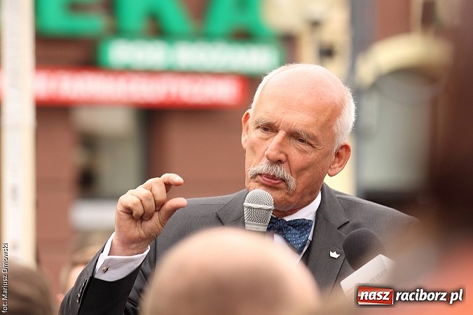 Zdjęcie w galerii na portalu naszraciborz.pl: Każdy jest kowalem swojego losu, czyli Janusz Korwin-Mikke w Raciborzu wiadomości z regionu
