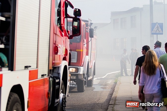 Zdjęcie w galerii na portalu naszraciborz.pl: Pożar stodoły w Borucinie. Podczas akcji strażacy musieli ewakuować zwierzęta wiadomości z regionu