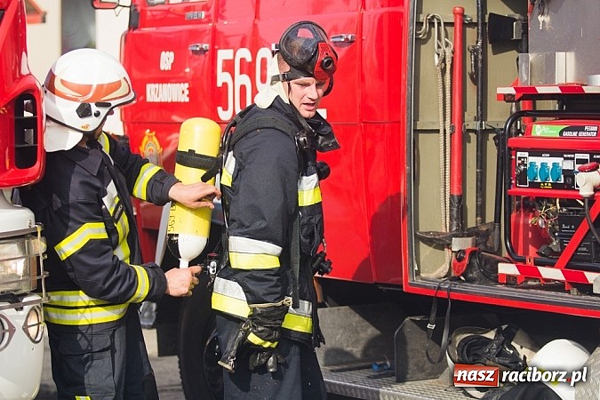Zdjęcie w galerii na portalu naszraciborz.pl: Pożar stodoły w Borucinie. Podczas akcji strażacy musieli ewakuować zwierzęta wiadomości z regionu